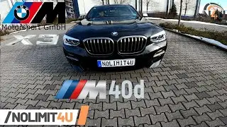 BMW X3 M40d REVIEW | TOP SPEED on Autobahn | 0-100 Launch Control by NoLimit4U