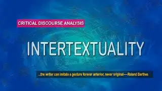 CDA INTERTEXTUALITY