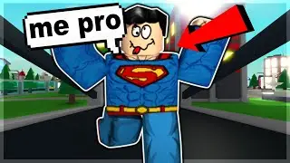 NOOB SUPERMAN PLAYS *NEW* SUPER POWER FIGHTING SIMULATOR! (ROBLOX)