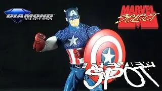 Toy Spot - Diamond Select Marvel Select Disney Store Exclusive Captain America