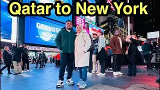 Alhamdulillah, we have arrived in the land of dreams, America. Times Square, New York City Our fi...