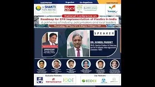 Dr. Suneel Pandey, TERI delivering his remarks/National EPR Conference