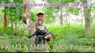 Gray & Fox Squirrel hunt with my Hmong brother/FX M3 & M4/FX DRS Tactical air rifle. Part 1 of 2￼