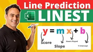 Line Prediction with the Excel LINEST Function
