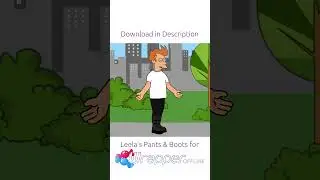 Leela's Pants & Boots #wrapperoffline #animation #shortsvideo #shorts #download  #goanimate #cartoon