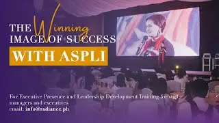 Best Motivational Speaker Philippines Toni Miranda: Image Consultant for ASPLI