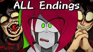 STALKED by a Yandere Cannibal | John Doe PLUS + [ALL Endings]