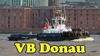 Southbound and Back:- VB Donau On The River Mersey