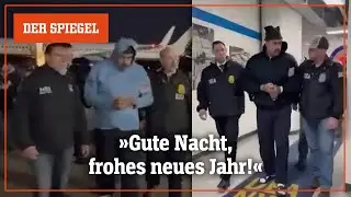 In Schlappen und gefesselt: Maduro nach New York &uuml;berf&uuml;hrt | DER SPIEGEL