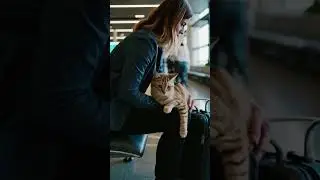 Airport Scene=TAKE #1 #cat #art #yourcat