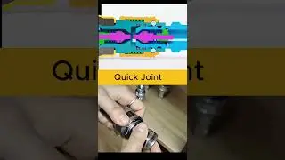 Quick Joint #cad #fusion360 #mechanical #engineering #mechanism #3ddesign #3d #tools