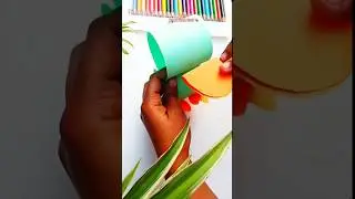 ​DIY Paper Duck Craft in 1 Minute! ✨ #Shorts #viralvideo #trending #papercrafts  #ytshorts  #diy