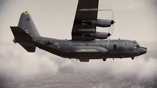 C -130 Gunship Mission in Supporting Allied Troops | Ace Combat Assault Horizon