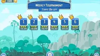 Angry Birds Friends 2016 Week 229a Levels 1-6 on October 6th, 2016 1,280,905pts