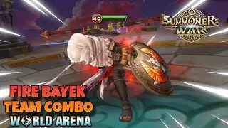 Fire Bayek Team Combo in World Arena - Summoners War