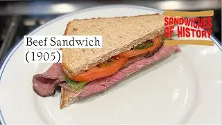 Beef Sandwich (1905) on Sandwiches of History⁣