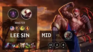 Lee Sin Mid vs Zed - NA Master Patch 11.24
