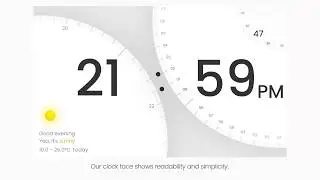 Spin clock - Flutter Clock Challenge