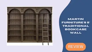 Martin Furniture&rsquo;s 8&rsquo; Traditional Bookcase Wall &mdash; A Statement of Class
