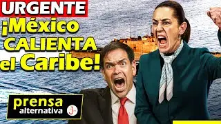Sheinbaum EXPLODED against Trump! She condemned the military deployment in the Caribbean Sea!