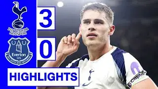 Tottenham vs Everton 3-0 Highlights | Van de Ven 2 Goal 