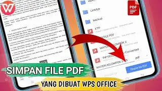 How to save pdf files created in Wps Office Android