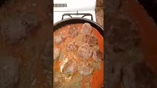 STEP TWO DRAIN EXCESS OIL THEN COOK IN SAUCE ON LOW WHEN DONE ENJOY !! PASTA/ GRINDERS