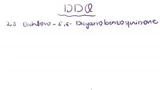 10 DDQ | 2,3 dichloro dicyano benzo quinone | Structure, Synthesis, Reactions |Part A Newer Reagents