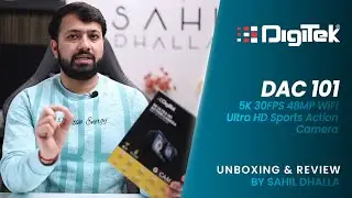 Digitek GoCAM (DAC-101) 5K 30FPS 48MP WiFi Ultra HD Sports Action Camera.Review by Sahil Dhalla