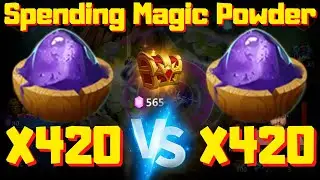 Spending my Pure Free 2 Play Magic Powders | Castle Clash