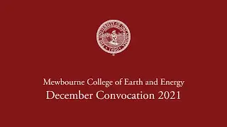 Mewbourne College of Earth and Energy Convocation