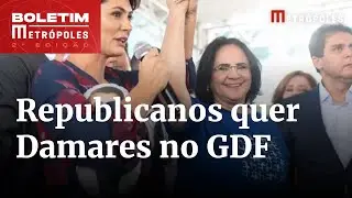 Republicanos quer Damares candidata ao governo do DF em 2026 | Boletim Metr&oacute;poles 2&ordm;