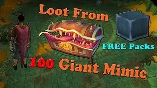Loot From 100 Mimic Boss Kills | Free Protean Packs! + Money And XP!