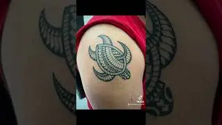 EVERYONE ❤️s 🐢 tattoos 😃.subscribe for more! #polynesiantattoo #tattoo #turtle #honu