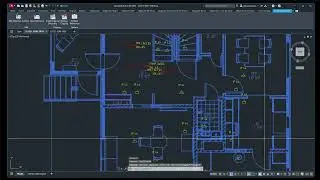 AutoCad + MagiCAD, tasokuvien sähkösyöttöjen lisäykset kuviin ja linkitys keskuskaavioon PART 5