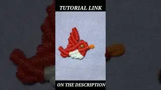 BIRD MACRAME KEYCHAIN, GANTUNGAN KUNCI BURUNG TALIKUR