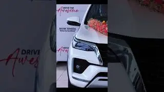 delivery Toyota Fortuner white   #toyota  #fortuner