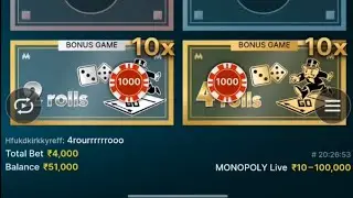 Monopoly 10x Chance Paid HUGE Win Or SCAM? #gambling #responsiblegambling #monopolylive