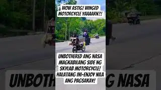 #slayingit #winged #motorcycle #skylab #habalhabal #motorsiklo #mga #unbothered #sakay #passengers