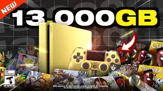 PS4 FLASHEADA de 13TB 🤯( 13.000GB !! ) 👀😲 - SOLO en ARAUJUEGOS!