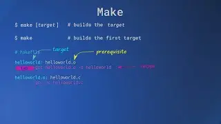 How to build programs using the make command (Makefile Tutorial)