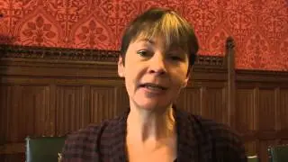 MP Caroline Lucas talks in support of the #Heathrow13