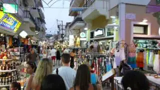 Thassos island in Greece - best place on earth! promenade in Thassos City!