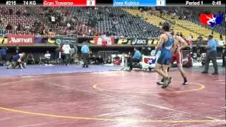 Last Chance Qual 74 KG: Gran Traverso (Missouri Valley WC) vs. Joey Kubica (Dubuque WC)