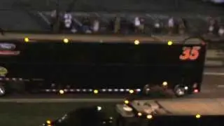 Nascar hauler parade at Bristol 2013