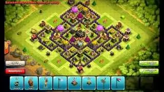 Clash of clans Th8 Trophy Base The Tycoon