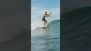 Longboard surfing in Hawaii 💦 | #shorts #hawaii #surf