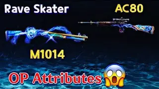 Rave Skater M1014 & AC80 😱😲 | OP Attributes | New Weapon in Free Fire | #shorts #endlessaction