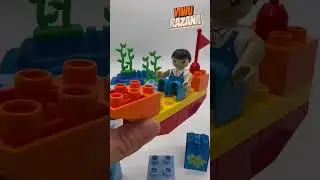 Marine animal building blocks Versatile puzzles  multi-color 36 boxes per CTN #Yiwurazana