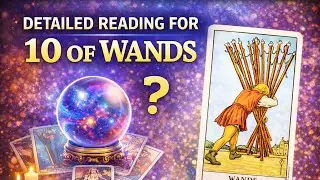 Today's detail  reading and Guidance with #10 of#Wands#trending #tarotcard#reading#viral#shorts #.